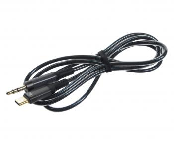 469 р. Переходник USB Type C на jack 3.5 черный XO XO nb-r279b black  с доставкой в г. Керчь. Увеличить фотографию 1