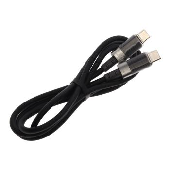 369 р. Кабель USB Type C-USB Type C 1м черный XO XO nb-q282b black  с доставкой в г. Керчь. Увеличить фотографию 2