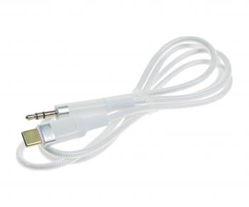 469 р. Переходник USB Type C на jack 3.5 белый XO XO nb-r279b white  с доставкой в г. Керчь. Увеличить фотографию 1