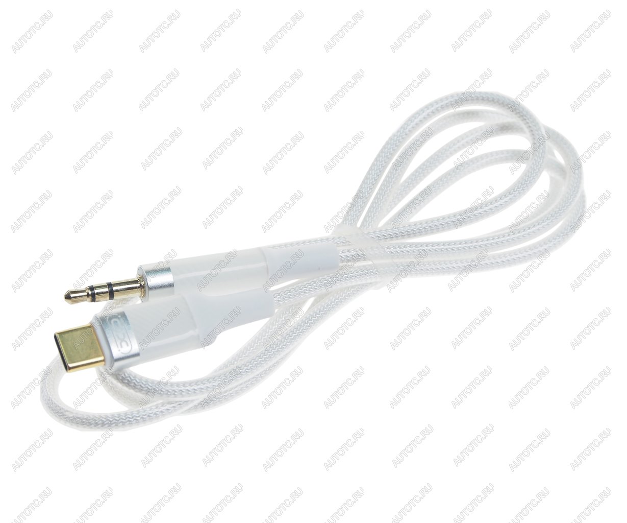 469 р. Переходник USB Type C на jack 3.5 белый XO XO nb-r279b white  с доставкой в г. Керчь