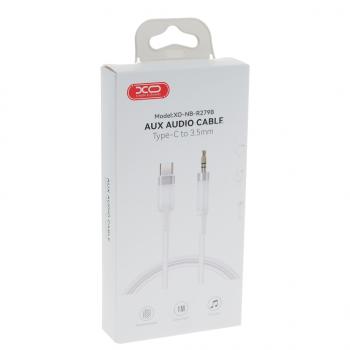469 р. Переходник USB Type C на jack 3.5 белый XO XO nb-r279b white  с доставкой в г. Керчь. Увеличить фотографию 2