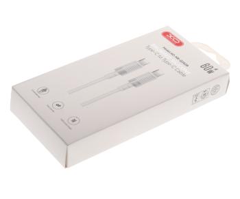 389 р. Кабель USB Type C-USB Type C 1м белый XO XO nb-q282b white  с доставкой в г. Керчь. Увеличить фотографию 3