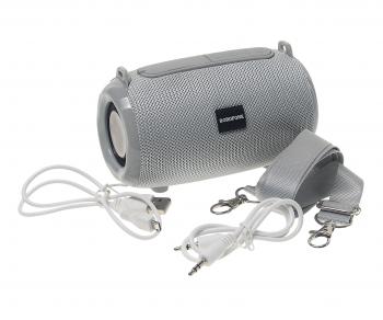 829 р. Колонка беспроводная bluetooth BOROFONE BOROFONE br4 grey  с доставкой в г. Керчь. Увеличить фотографию 1