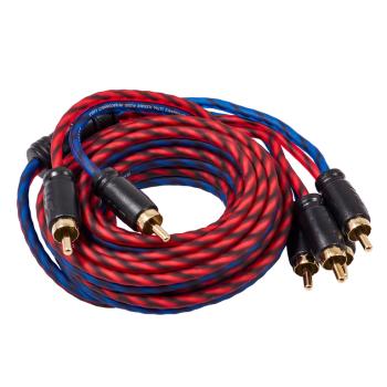 729 р. Кабель RCA 2х4 2.5м KICX KICX headshot rca-24-250-ss  с доставкой в г. Керчь. Увеличить фотографию 4