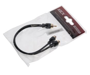 268 р. Кабель RCA 1х2 адаптер KICX KICX mrca02y  с доставкой в г. Керчь. Увеличить фотографию 1