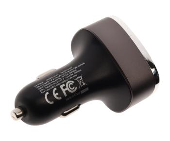 1 779 р. Устройство зарядное в прикуриватель 1USB + 2 Type C 12V черное XO XO cc61 black  с доставкой в г. Керчь. Увеличить фотографию 3