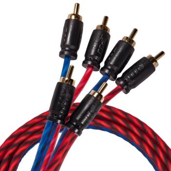 459 р. Кабель RCA 2х4 0.3м KICX KICX headshot rca-24-030-ss  с доставкой в г. Керчь. Увеличить фотографию 3