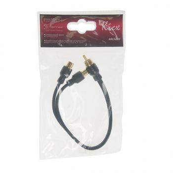 489 р. Кабель RCA 1х2 адаптер KICX KICX arca02y  с доставкой в г. Керчь. Увеличить фотографию 1