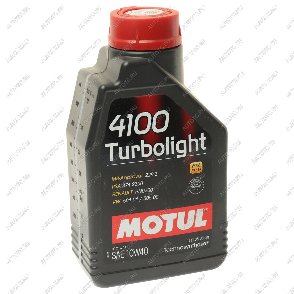 819 р. Масло моторное 4100 TURBOLIGHT 10W40 псинт.1л MOTUL MOTUL 111693  с доставкой в г. Керчь