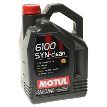5 349 р. Масло моторное 6100 SYN-CLEAN 5W40 псинт.5л MOTUL MOTUL 111692  с доставкой в г. Керчь. Увеличить фотографию 1