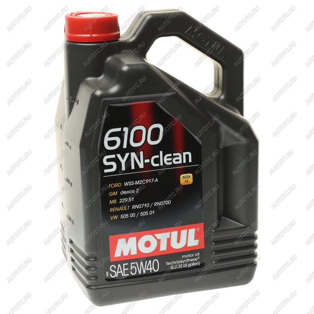 5 349 р. Масло моторное 6100 SYN-CLEAN 5W40 псинт.5л MOTUL MOTUL 111692  с доставкой в г. Керчь
