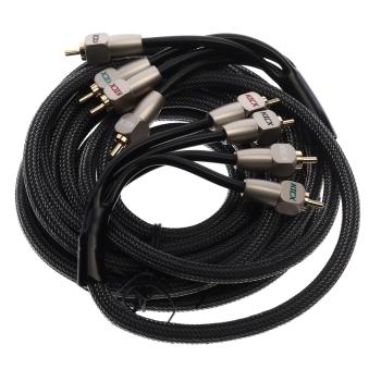 4 369 р. Кабель RCA 4х4 5м KICX KICX scv45  с доставкой в г. Керчь. Увеличить фотографию 1