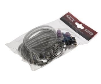 1 259 р. Кабель RCA 4х4 5м KICX KICX mrca45  с доставкой в г. Керчь. Увеличить фотографию 1