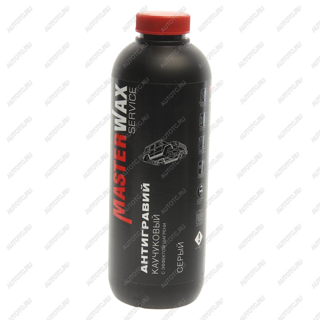 729 р. Антигравий серый 1л с эффектом шагрени в пластике MASTERWAX MASTERWAX mw030802  с доставкой в г. Керчь