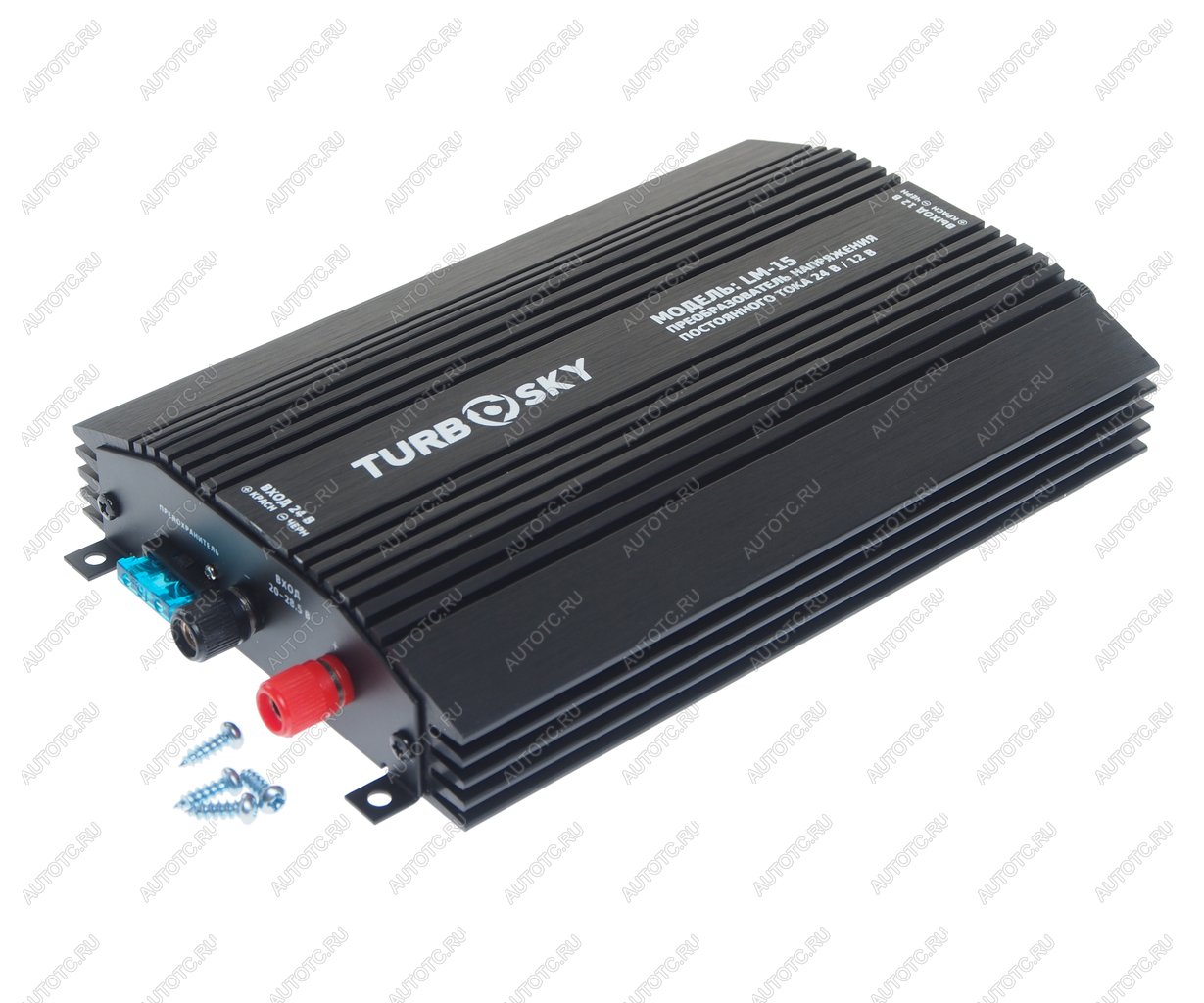 6 249 р. Преобразователь напряжения (инвертор) 24-12V 15А TURBOSKY TURBOSKY lm-15  с доставкой в г. Керчь