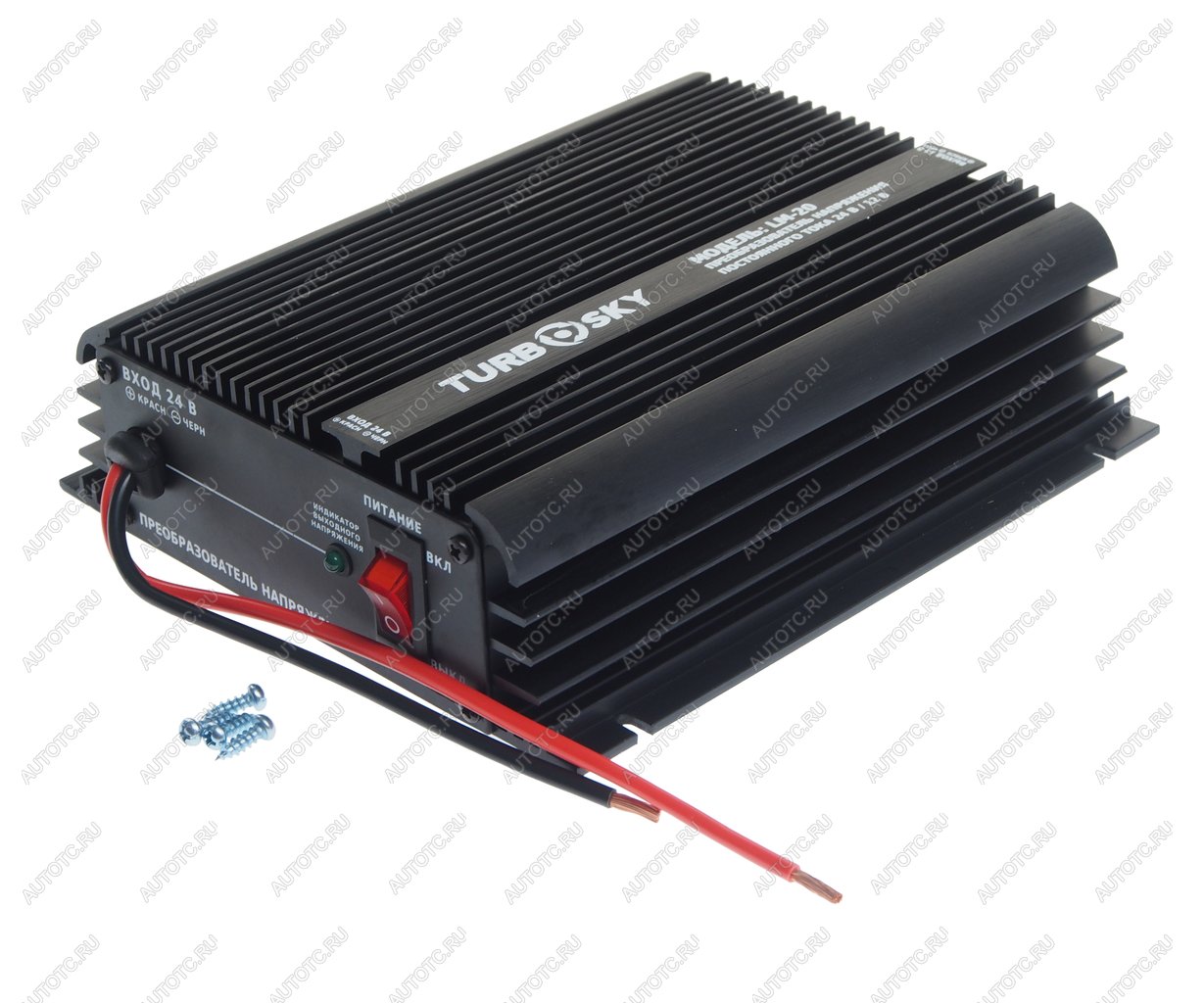6 949 р. Преобразователь напряжения (инвертор) 24-12V 20А TURBOSKY TURBOSKY lm-20  с доставкой в г. Керчь