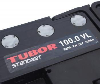 13 999 р. Аккумулятор TUBOR EFB 100Ач обратная полярность TUBOR 6ст100(0)  с доставкой в г. Керчь. Увеличить фотографию 4