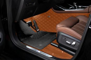 8 599 р. Ковры (кожа+текстиль) Автопилот Mercedes-Benz E-Class W213 седан дорестайлинг (2016-2020) (бежевый)  с доставкой в г. Керчь. Увеличить фотографию 2
