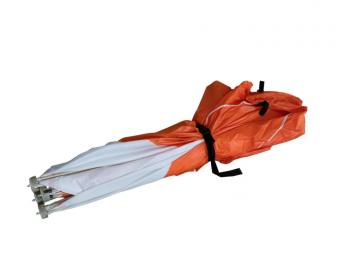 10 669 р. Палатка зимняя куб СЛЕДОПЫТ 2,1 х2,1 м, Oxford 210D PU 1000, оранжевыйбелый  pf-tw-06  с доставкой в г. Керчь. Увеличить фотографию 11