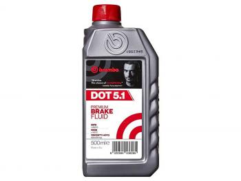 Жидкость тормозная BREMBO DOT 5,1 (0,5L) Класс 5 BREMBO L05005