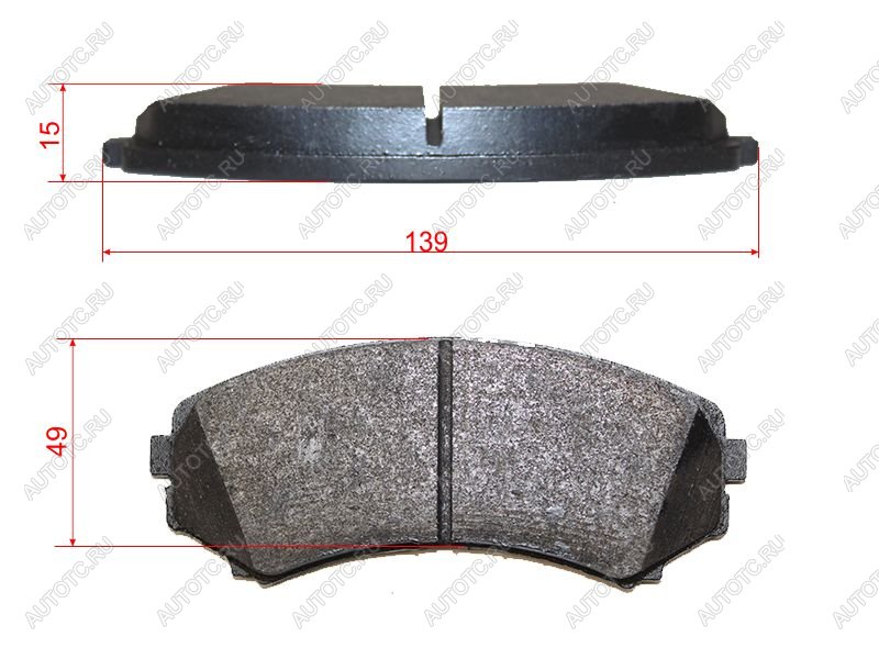 2 469 р. Колодки тормозные перед MITSUBISHI PAJERO 99- BREMBO P 54 029  с доставкой в г. Керчь