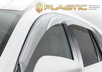 2 199 р. Дефлектора окон CA-Plastic  Solaris KRX (2024-2025) хэтчбэк 5 дв. (серия Art белая, без хром. молдинга )  с доставкой в г. Керчь. Увеличить фотографию 2