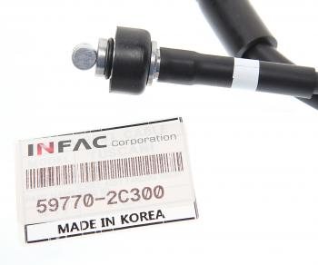 1 069 р. Трос стояночного тормоза HYUNDAI Coupe (01-) правый INFAC INFAC 59770-2c300  с доставкой в г. Керчь. Увеличить фотографию 2