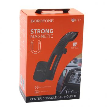 569 р. Держатель телефона универсальный магнитный черный BOROFONE BOROFONE bh17  с доставкой в г. Керчь. Увеличить фотографию 3