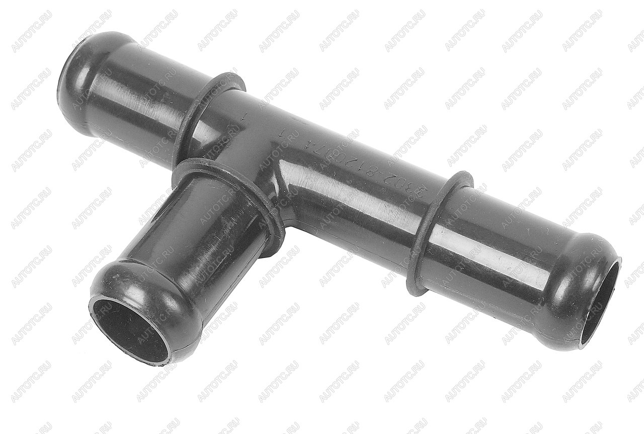 157 р. Тройник ГАЗ-3302,ГАЗель Next шлангов крана отопителя (ОАО ГАЗ) GAZ 3302-8120074  с доставкой в г. Керчь