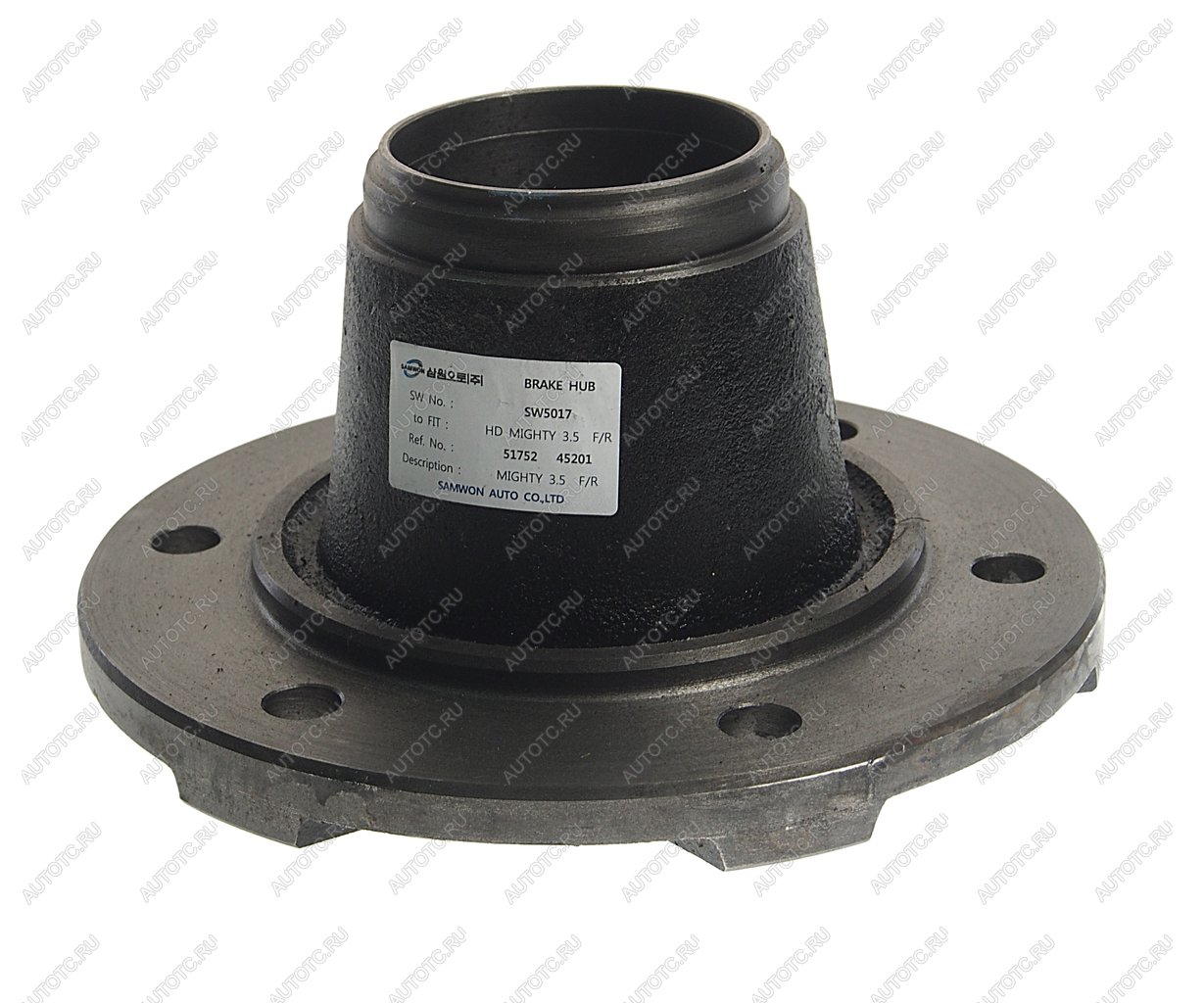 13 999 р. Ступица HYUNDAI HD72 (-04) колеса переднего (без АБС) SAMWON SAMWON 51752-45201  с доставкой в г. Керчь