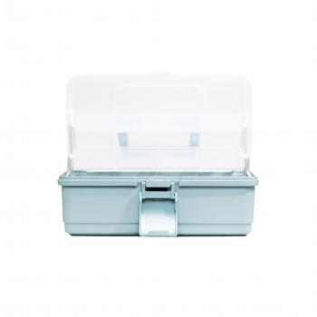 1 119 р. Ящик для инструмента IRIS KIT BOX 27 серо-голубой  297792  с доставкой в г. Керчь. Увеличить фотографию 2