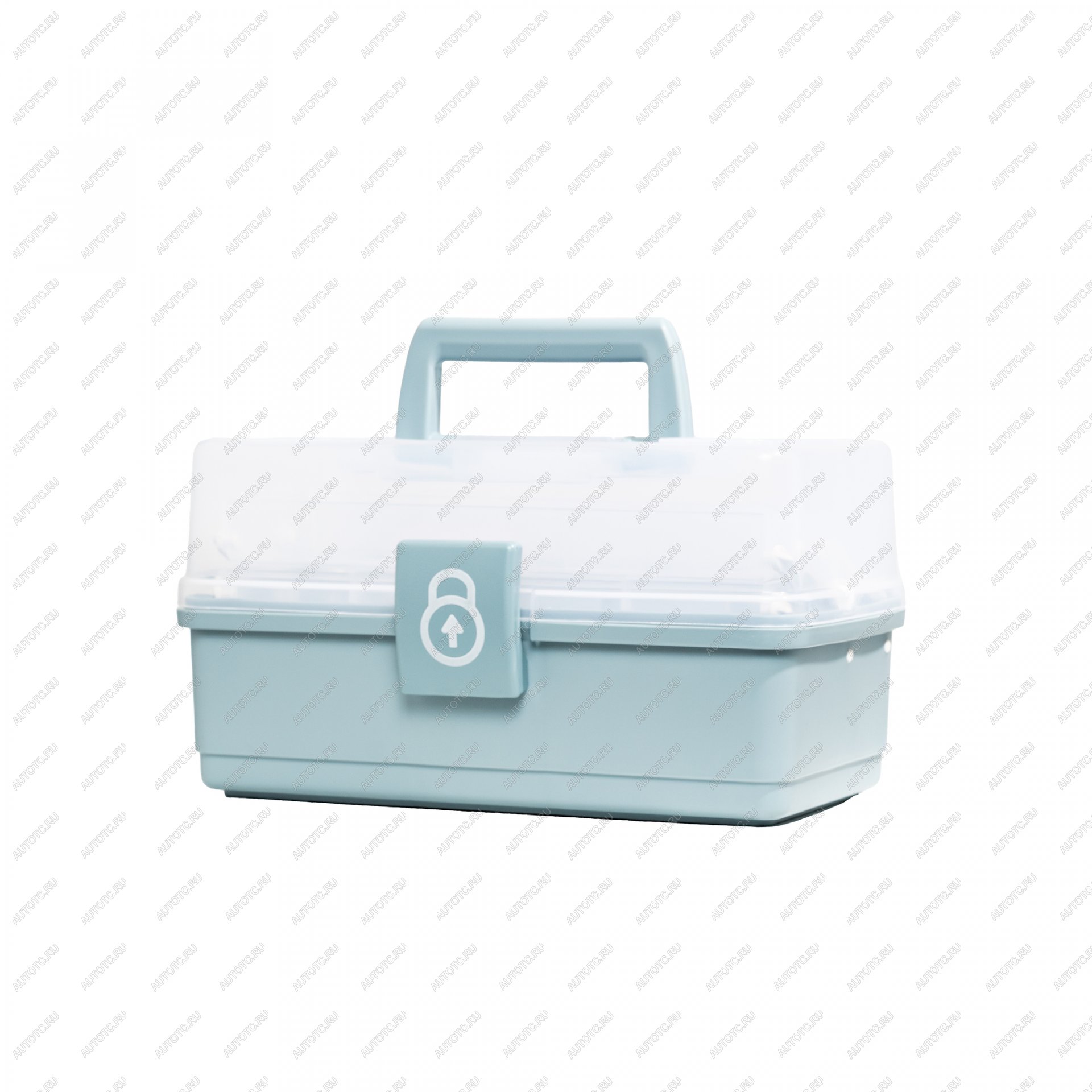 1 119 р. Ящик для инструмента IRIS KIT BOX 27 серо-голубой  297792  с доставкой в г. Керчь