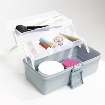 1 119 р. Ящик для инструмента IRIS KIT BOX 27 серо-голубой  297792  с доставкой в г. Керчь. Увеличить фотографию 4