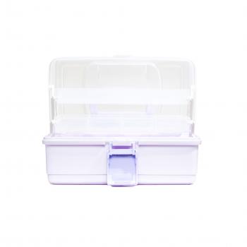 1 119 р. Ящик для инструмента IRIS KIT BOX 27 серо-фиолетовый  297794  с доставкой в г. Керчь. Увеличить фотографию 4