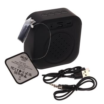 1 269 р. Колонка беспроводная bluetooth HOCO HOCO hc22 черный  с доставкой в г. Керчь. Увеличить фотографию 2