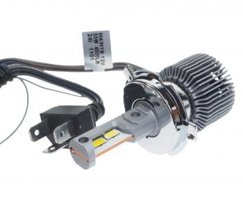 9 549 р. Лампа светодиодная 12V H4 P43t бокс (2шт.) MTF MTF sm04k5  с доставкой в г. Керчь. Увеличить фотографию 3