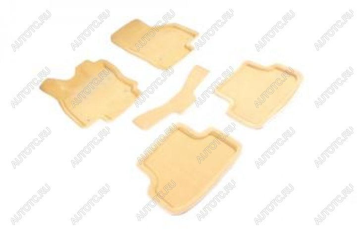 6 929 р. Коврики в салон (4WD 3D ворс) Seintex  BMW 3 серия  G20 (2018-2022) седан (бежевый)  с доставкой в г. Керчь