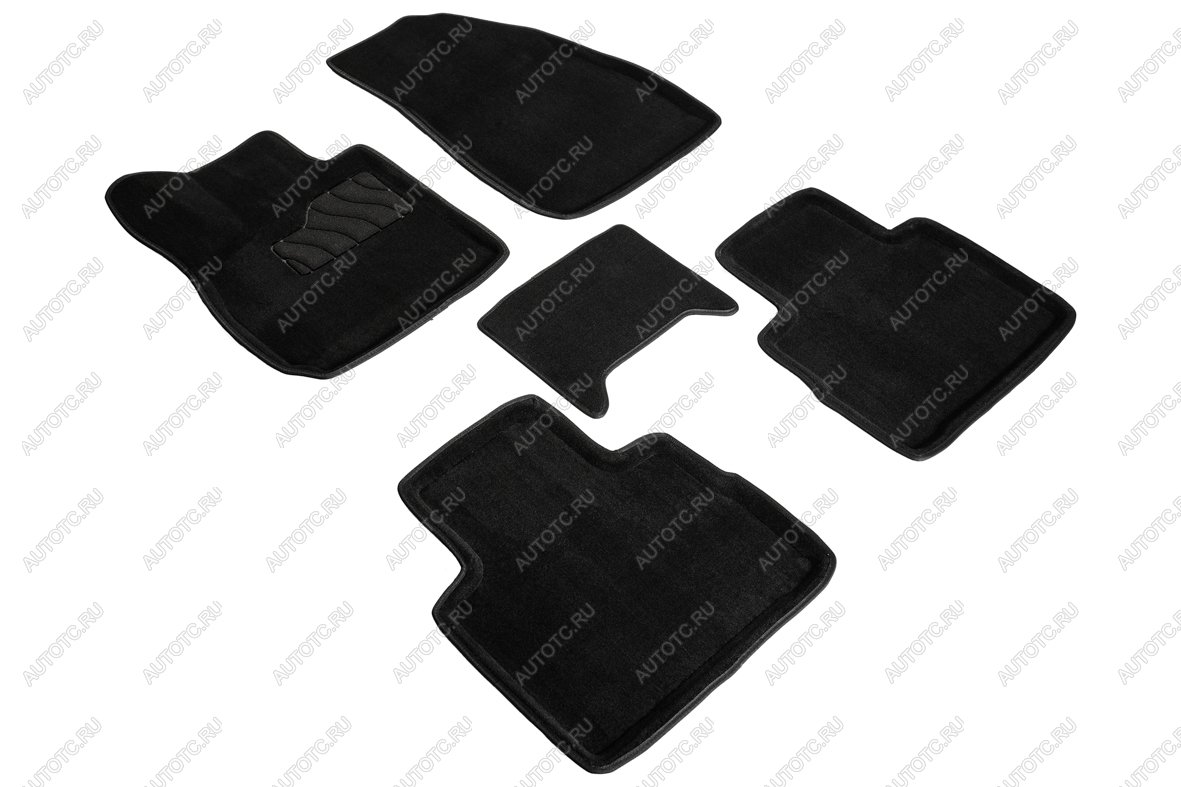 5 699 р. Коврики 3D ВОРС EXEED RX черные Seintex 99104  с доставкой в г. Керчь