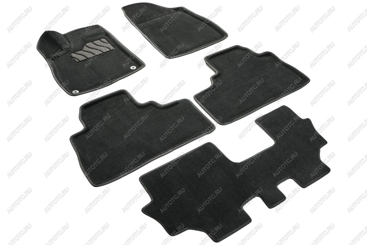 5 699 р. Коврики 3D ВОРС GAC GS 8 II черные Seintex 99106  с доставкой в г. Керчь