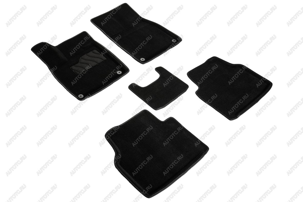 5 699 р. Коврики 3D ВОРС VW ID. 4 CROZZ черн Seintex 99126  с доставкой в г. Керчь