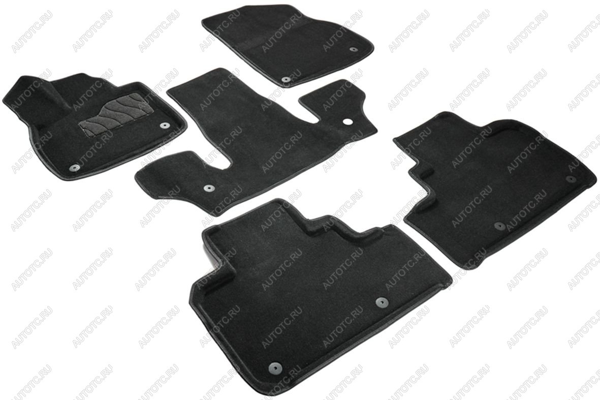 6 199 р. Коврики 3D ВОРС Li Auto L9 черные Seintex 99521  с доставкой в г. Керчь