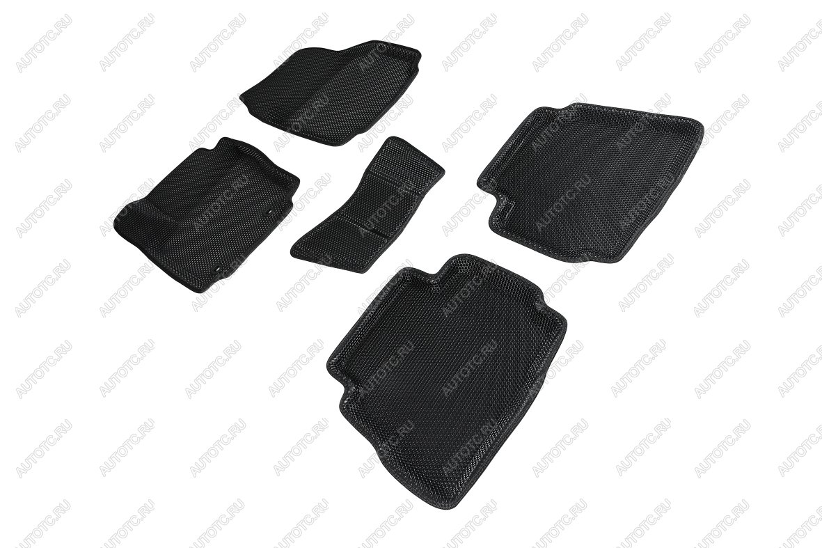 5 499 р. Коврики EVA 3D соты для Ford Mondeo IV (овальный крепеж) 2007-2010 Seintex 95397  с доставкой в г. Керчь