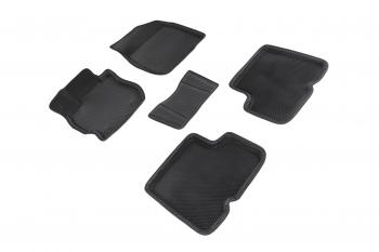 Коврики в салон (3D EVA СОТА ) Seintex Nissan Almera  G15 (2012-2019) седан (черный)