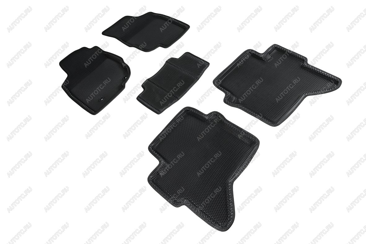 5 849 р. Коврики EVA 3D соты для Toyota Hilux 2012-2015 Seintex 95447  с доставкой в г. Керчь