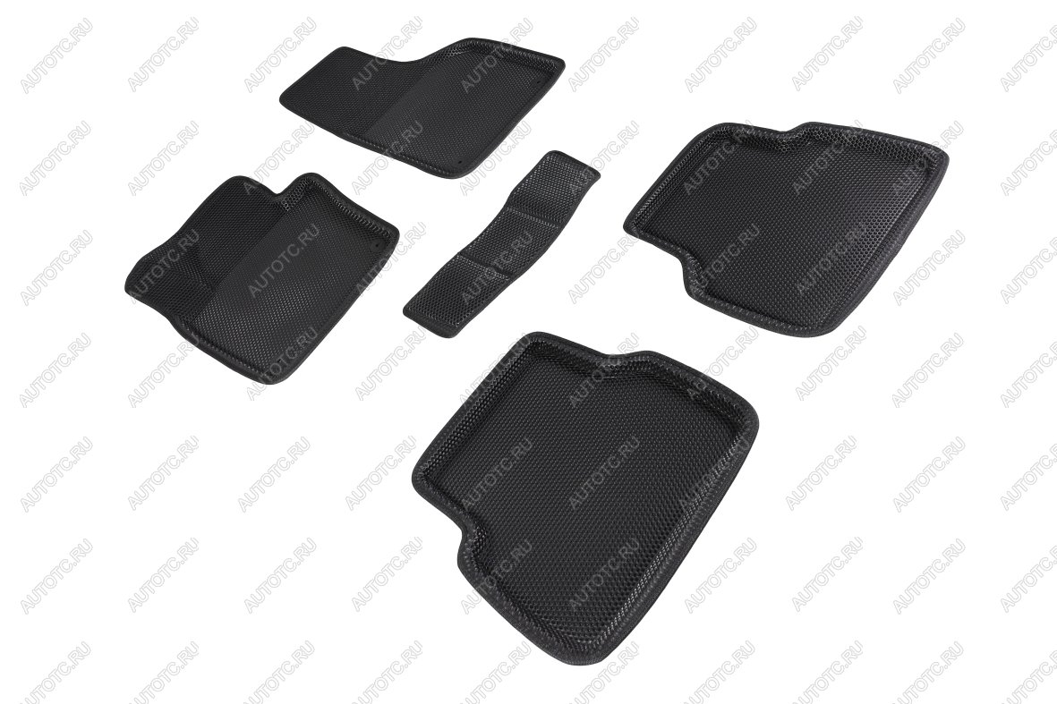 5 849 р. Коврики 3D EVA СОТА VW Tiguan чер Seintex 95450  с доставкой в г. Керчь