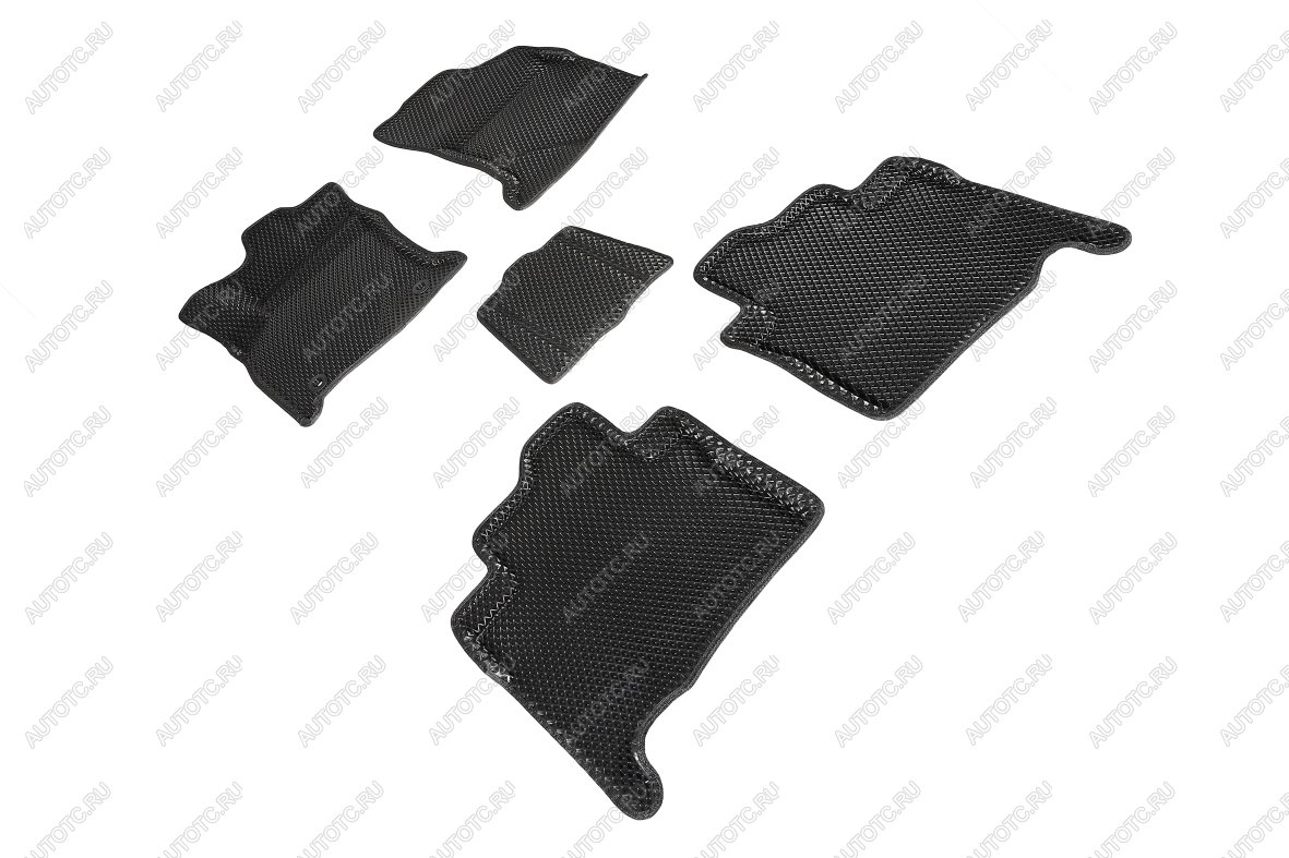 5 999 р. Коврики EVA 3D ромб для Toyota Fortuner II 2017-н.в. Seintex 95489  с доставкой в г. Керчь