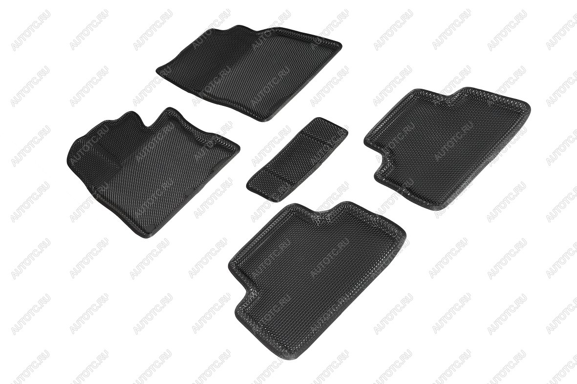 5 249 р. Коврики EVA 3D соты для Nissan Qashqai II (Японская сборка) 2014-2016 Seintex 97245  с доставкой в г. Керчь