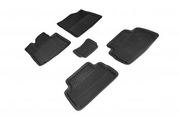 Коврики EVA 3D соты для Hyundai Santa Fe IV (5 мест) rest 2020-н.в. Seintex 96824