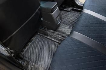 5 699 р. Коврики в салон (3D EVA РОМБ) Seintex BMW X5 E70 дорестайлинг (2006-2010) (черный)  с доставкой в г. Керчь. Увеличить фотографию 2