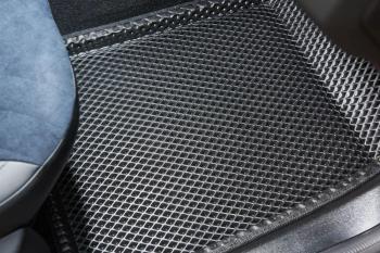 Коврики в салон (3D EVA РОМБ) Seintex BMW X5 E70 рестайлинг (2010-2013) (черный)